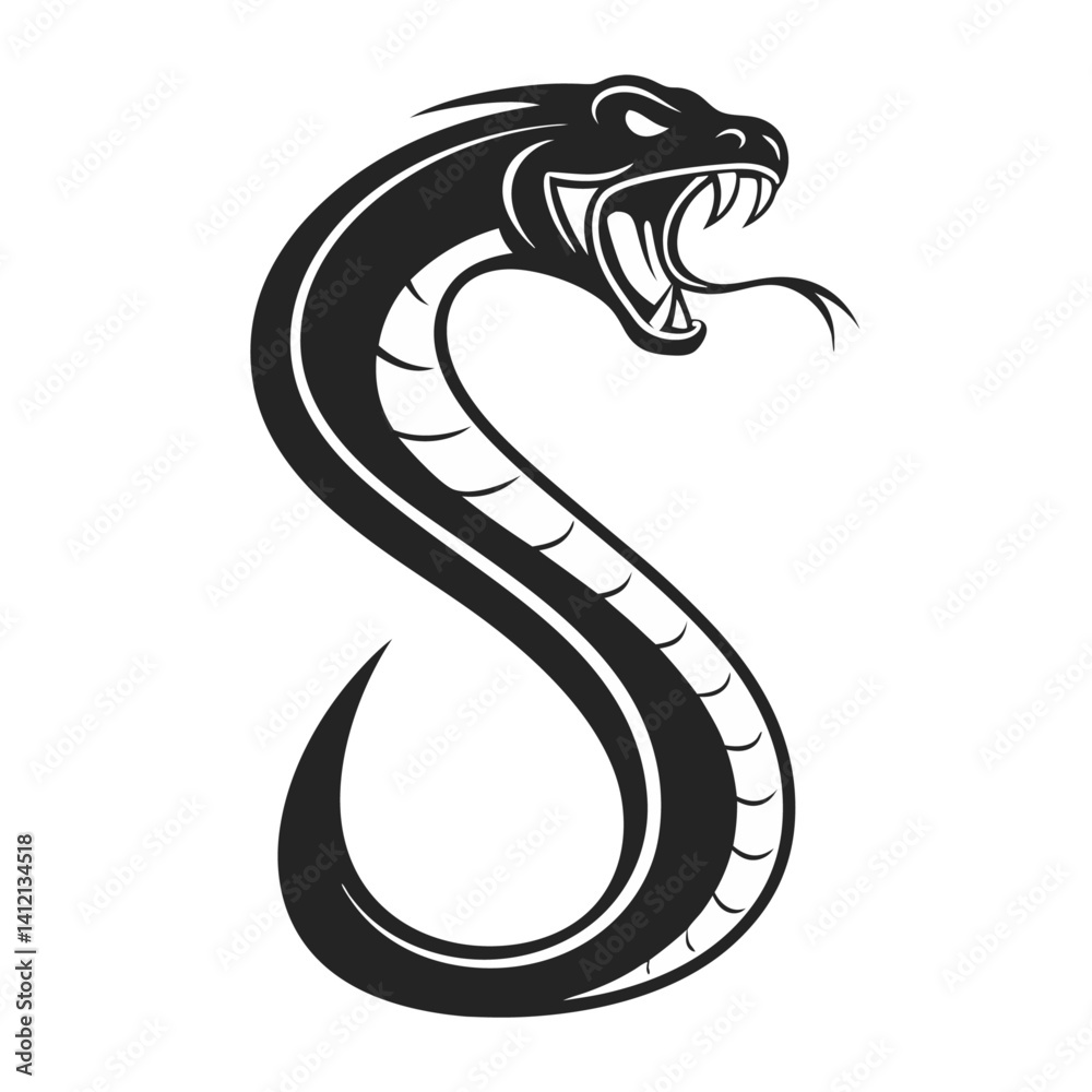 Fototapeta premium snake vector illustration