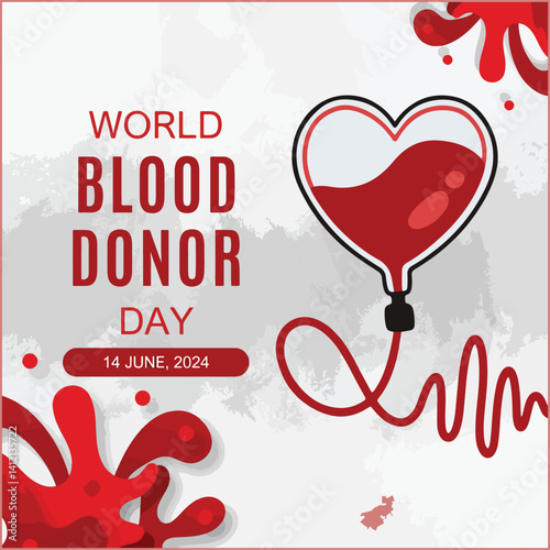Give blood, save lives—celebrating heroes and promoting voluntary blood donation globally.