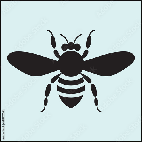 Bee Silhouette, Wildlife