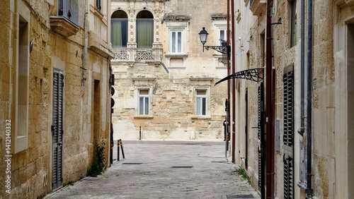 narrow street in the old town