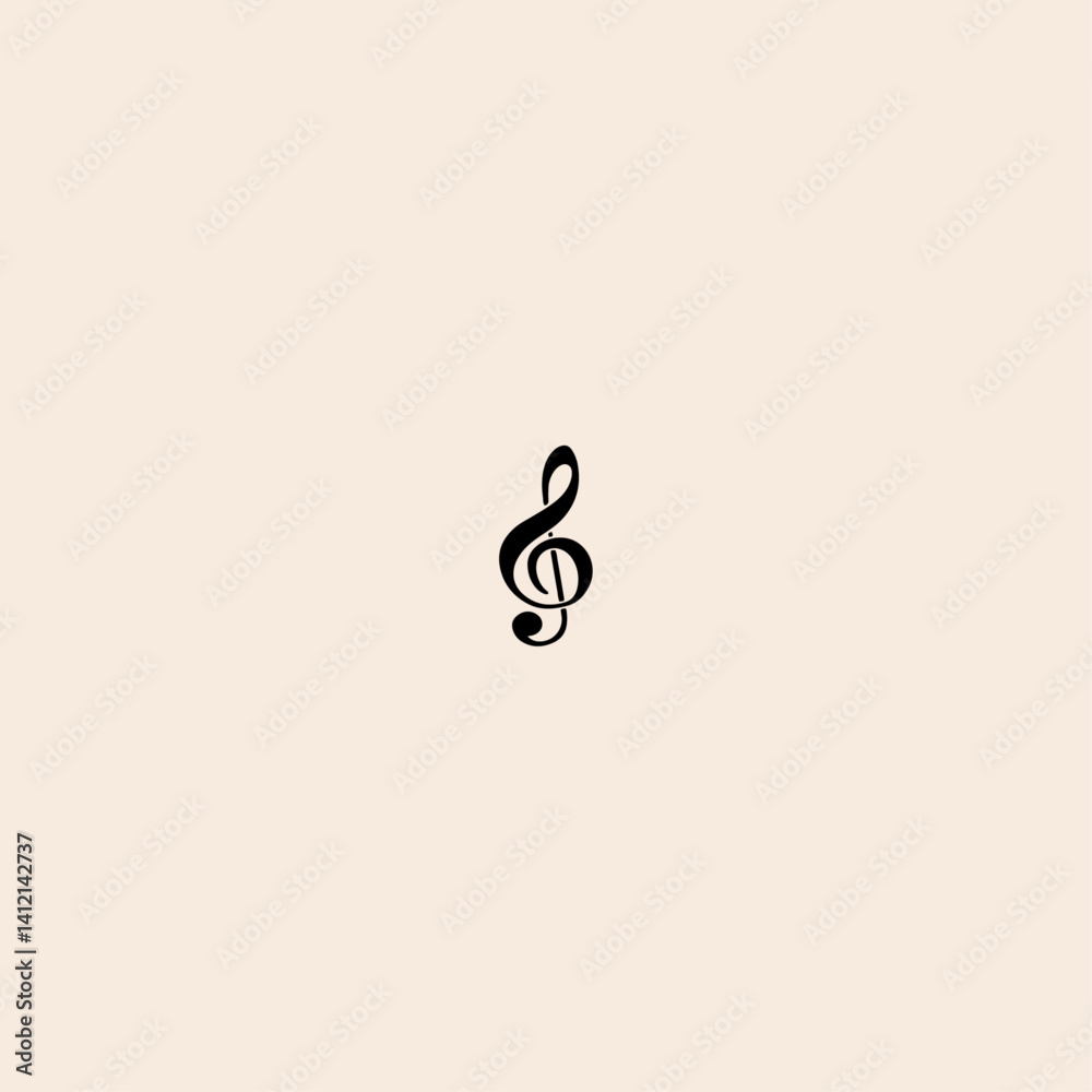 Music icon flat vector design. Music icon flat vector design.