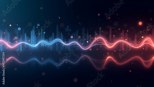Dynamic Audio Frequencies: Innovative Visualization of Podcast Sound Waves with Data-Driven Graphics in Empty Space