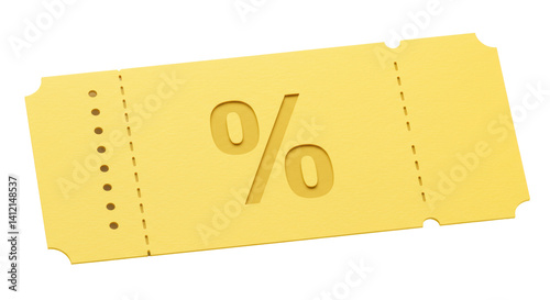 Isolated Discount Ticket