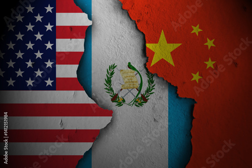 guatemala between america and china photo