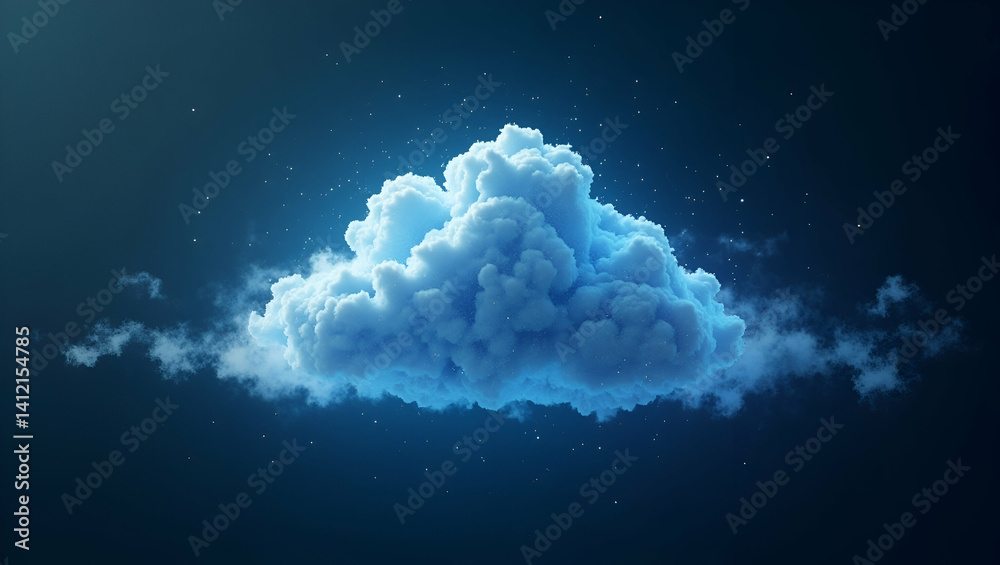 Fototapeta premium Dynamic cloud digital transformation empowers enterprises with agile IT frameworks scalable infrastructures and innovative automation to drive competitive advantage and market leadership. in Photo St