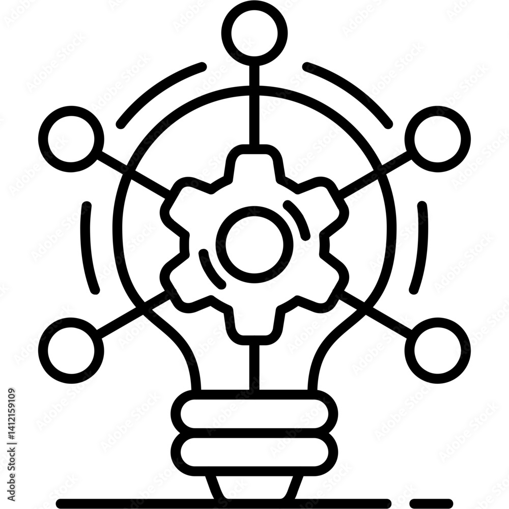 Fototapeta premium Insight Icon