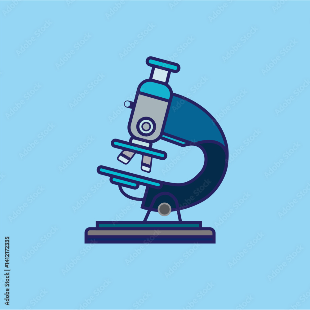 icon to depict microscope for learning purposes, presentation needs and education. icon to depict microscope for learning purposes, presentation needs and education.