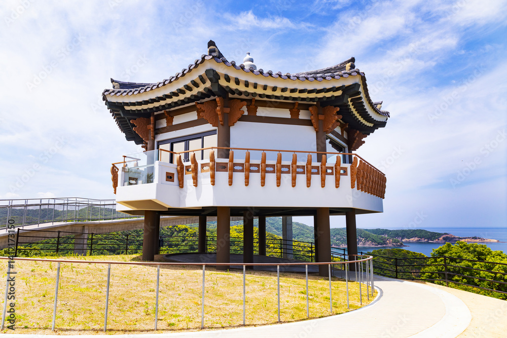 Fototapeta premium 対馬 韓国展望所