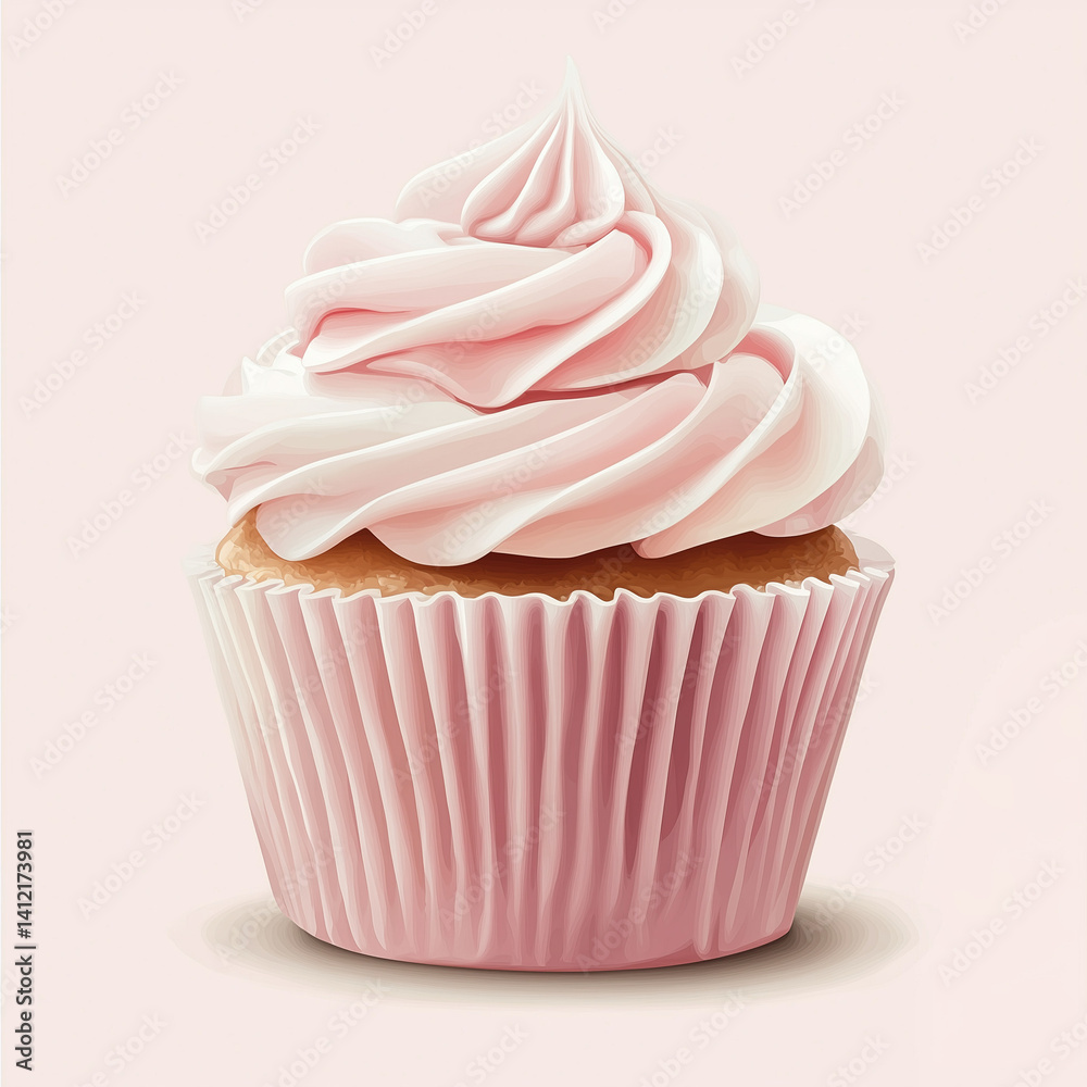 A charming collection of pastel cupcakes with fluffy frosting, colorful sprinkles, and delicate details – all set against soft pink backgrounds. A charming collection of pastel cupcakes with fluffy frosting, colorful sprinkles, and delicate details – all set against soft pink backgrounds.
