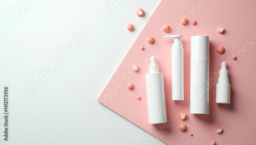 Wallpaper Mural Deliver engaging cosmetic design presentation concepts with high impact photo stock visuals and innovative layout techniques to captivate audiences in  Photo Stock  Concept  and empty space on the lef Torontodigital.ca