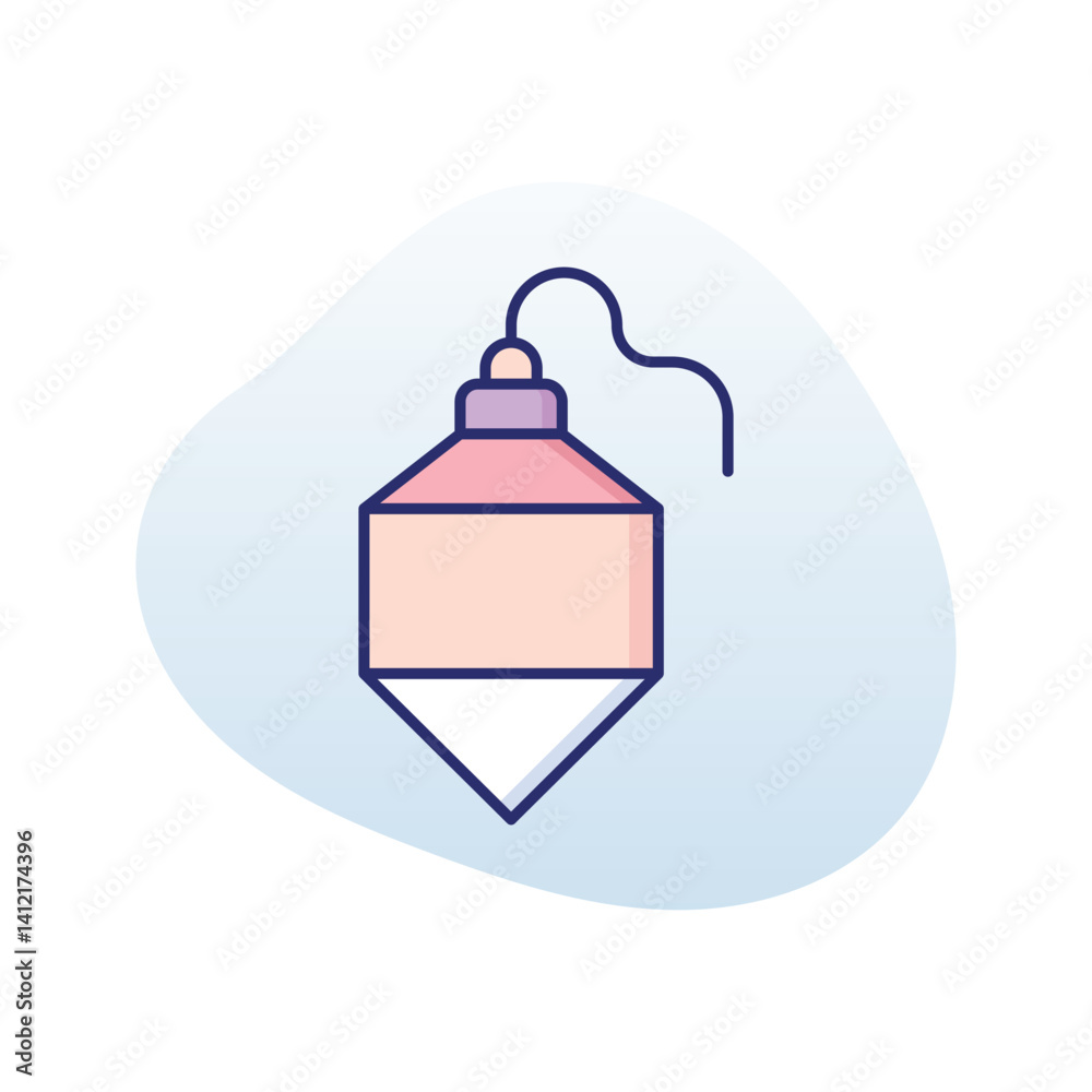 Obraz premium Plumb Bob Vector icon