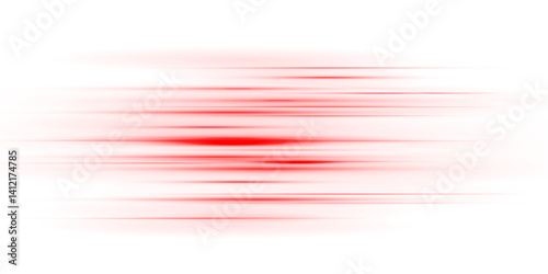 Red line of light speed motion background. red fast movement background design faster. 