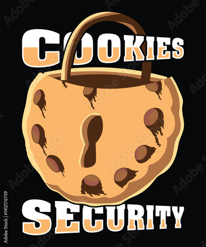 Cookies security t shirt design