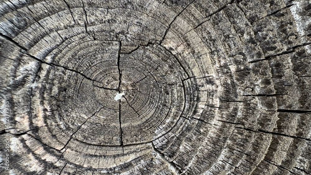 Naklejka premium Closeup of the wood grain patterns and textures