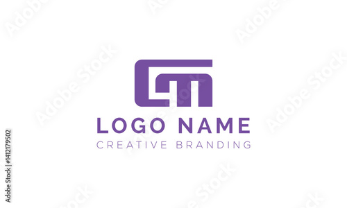 Minimalist CM Logo for Branding and Identity.