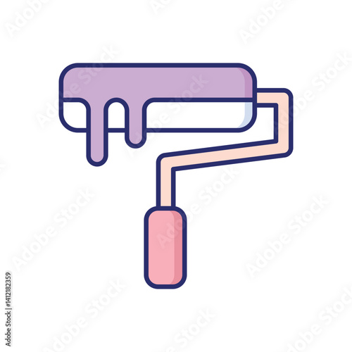 Paint Roller Vector icon