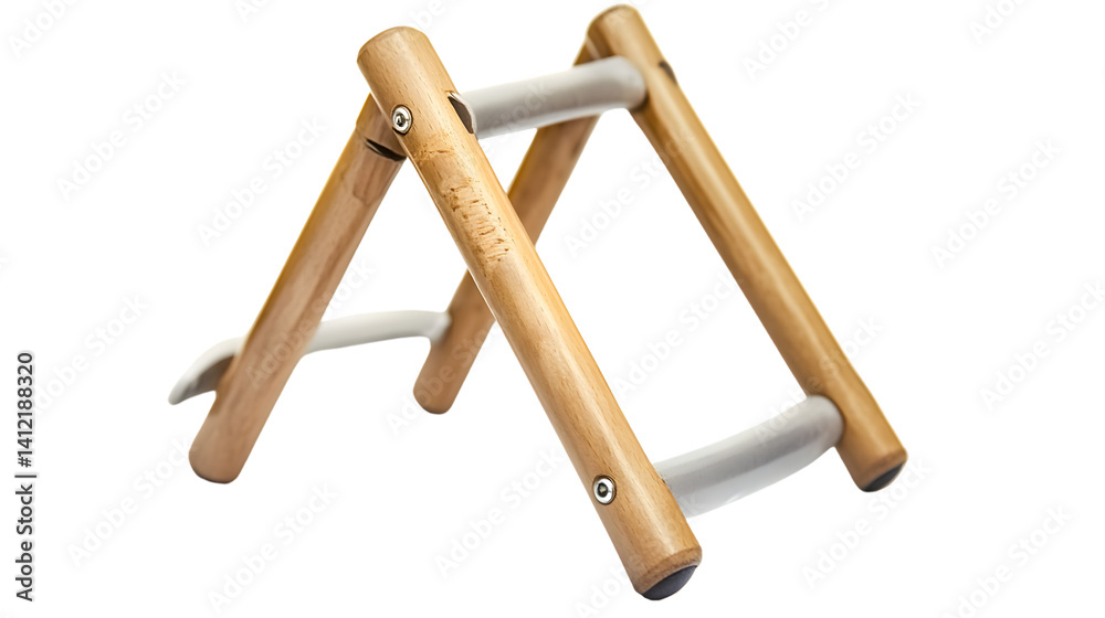 Professional Medical Crutches on White Background for Healthcare Concepts Professional Medical Crutches on White Background for Healthcare Concepts