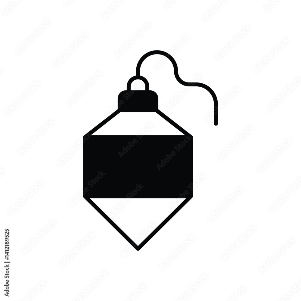 Obraz premium Plumb Bob Vector icon
