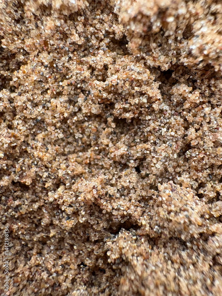 Close up of sand texture Close up of sand texture