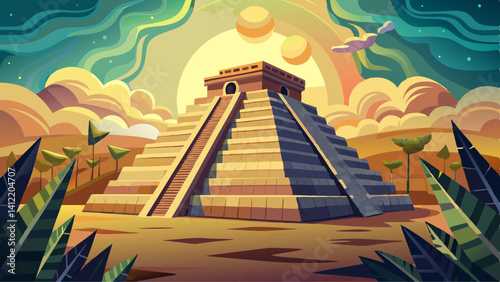Chichen Itza, Mexico
Pyramid standing sharp and tall,
Shadow dances at sun’s call,
A calendar etched in sacred stone,
Mathematics and gods as one.

