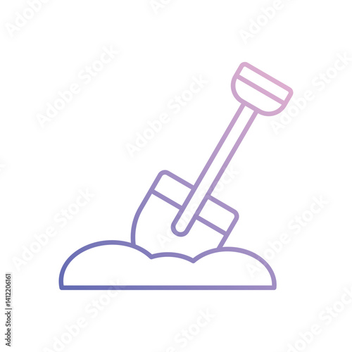 Shovel Vector icon