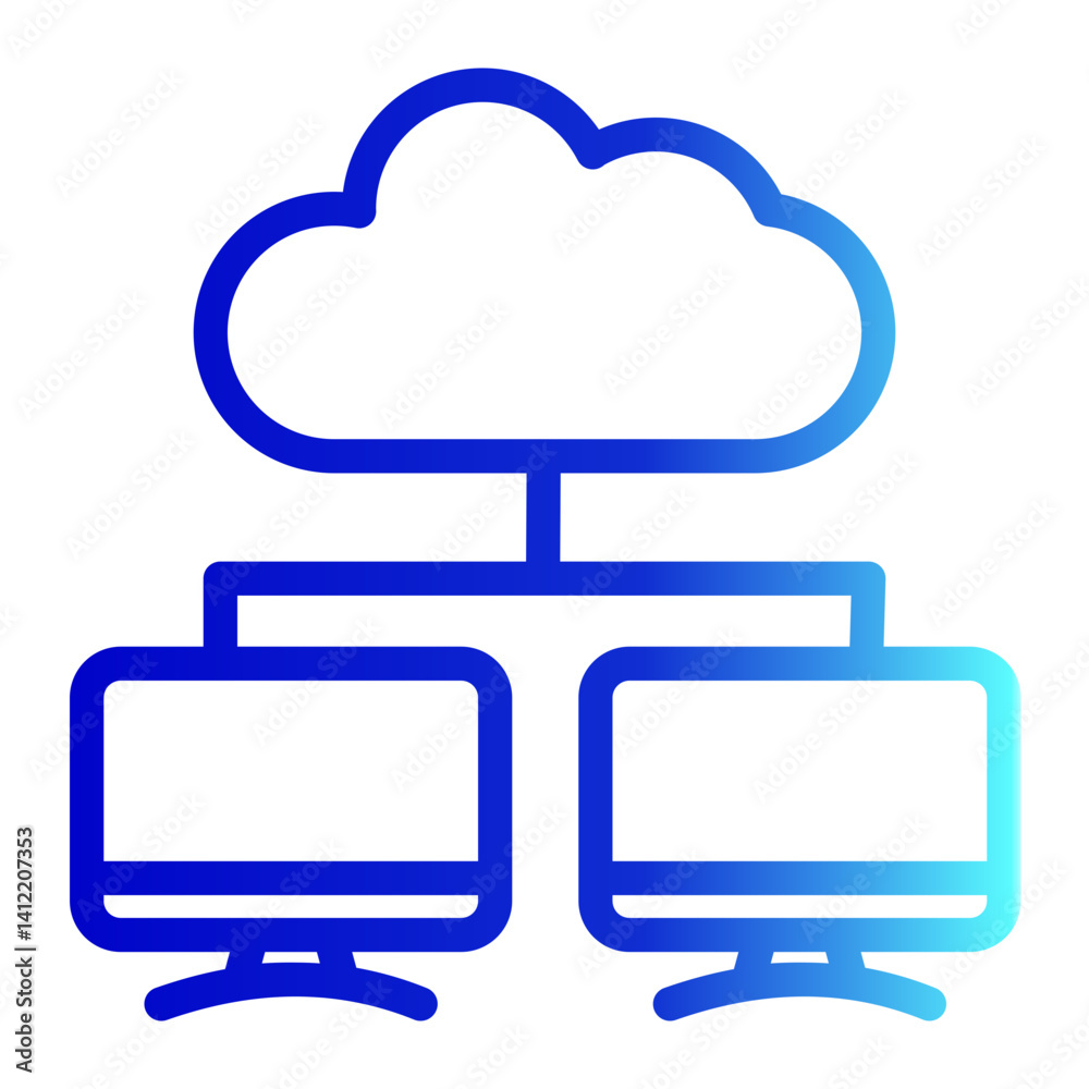 Connection Icon Line Gradient Style for Efficiency Pack Icon Themes Connection Icon Line Gradient Style for Efficiency Pack Icon Themes