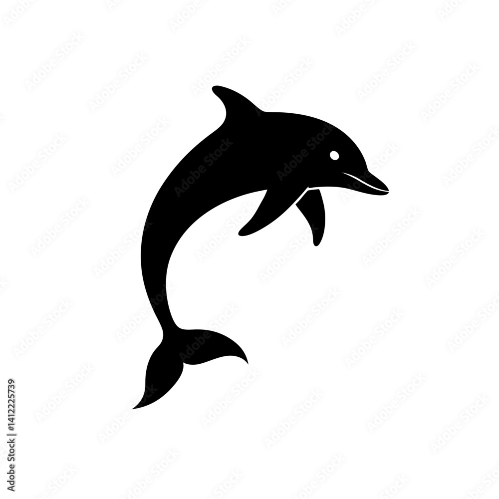 dolphin isolated on white background dolphin isolated on white background