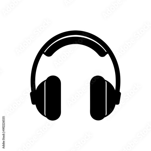 headphones isolated on white background