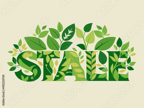eco typography poster