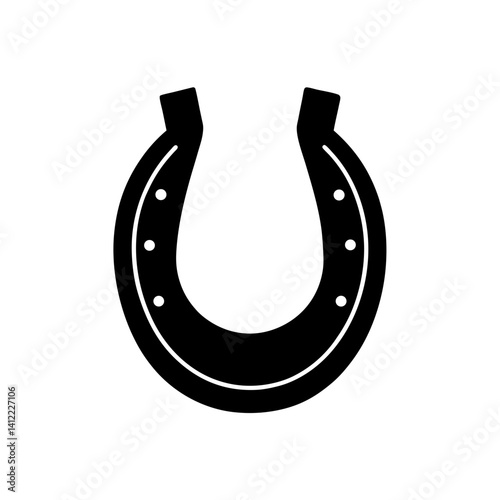 lucky horseshoe vector illustration