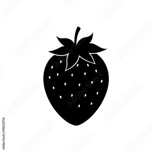 strawberry on a white background