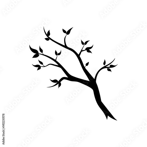 silhouette of a tree