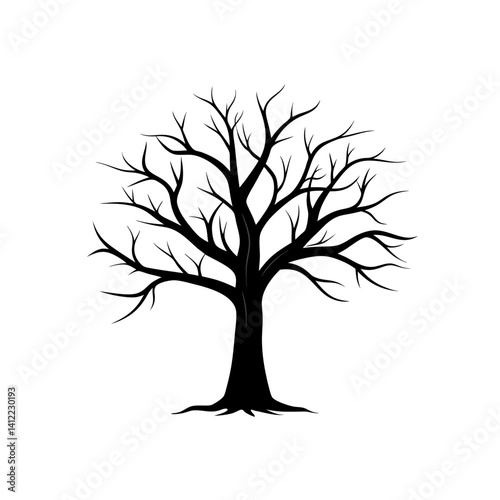 tree silhouette vector