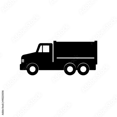 truck isolated on white background