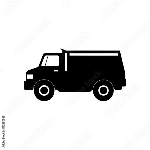 truck isolated on white background