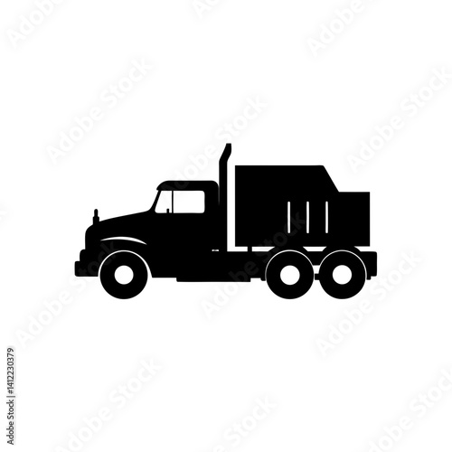 truck isolated on white background