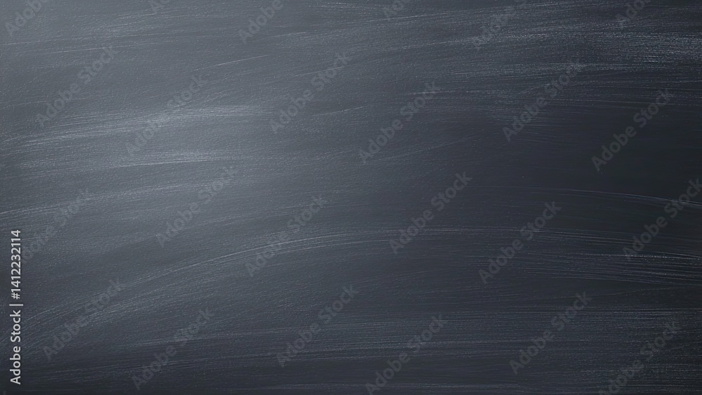 Detailed view of a smooth chalkboard texture with faint chalky streaks, ideal for creative designs, menus, or retro education backgrounds.