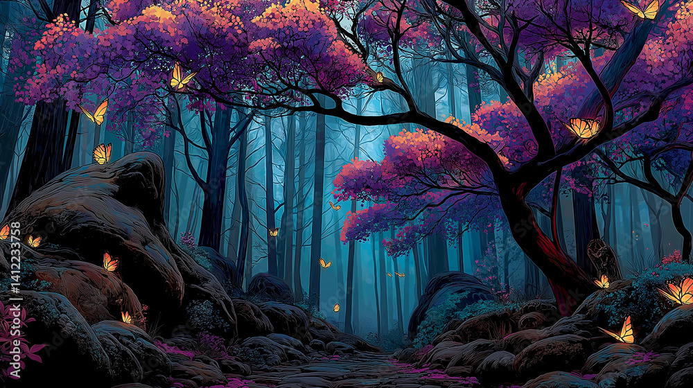 Fototapeta premium Mystical forest