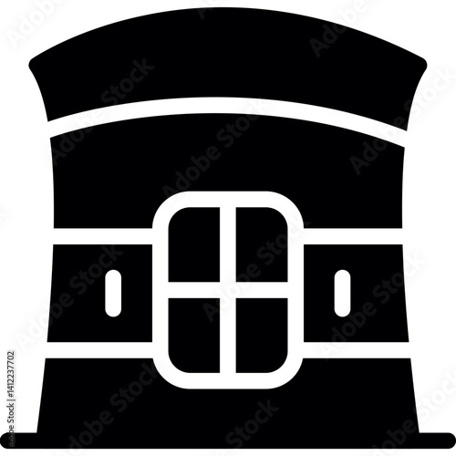 Pilgrim Bonnet Glyph Icon