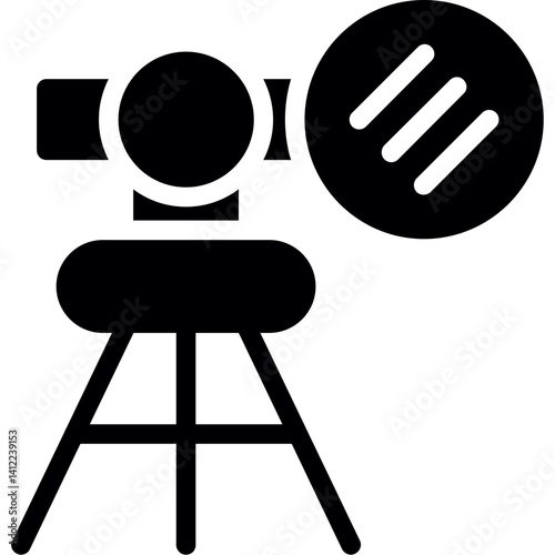 Reflector Glyph Icon