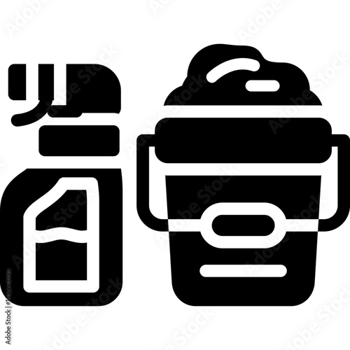 Housekeeping Standards Glyph Icon