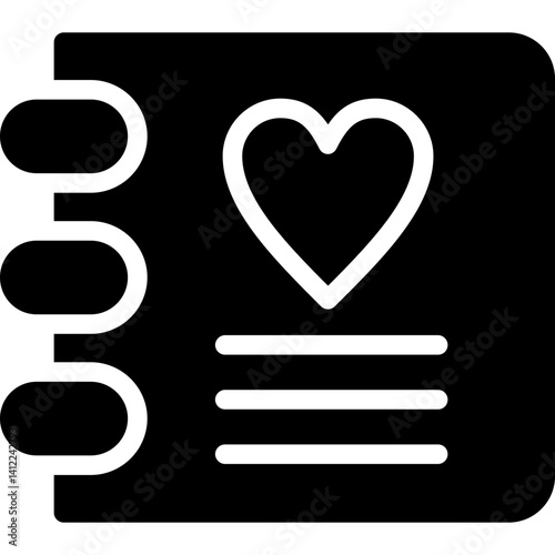 Scrapbooking Glyph Icon