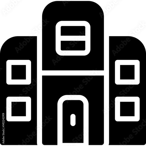 Model Building Glyph Icon