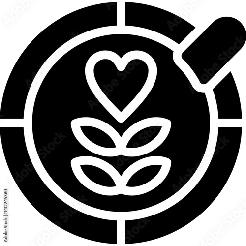 Coffee Shop Latte Glyph Icon