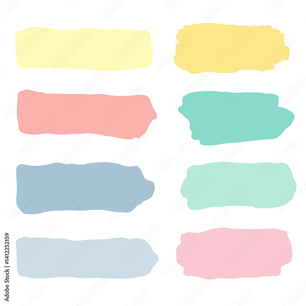set of watercolor frames set of watercolor frames