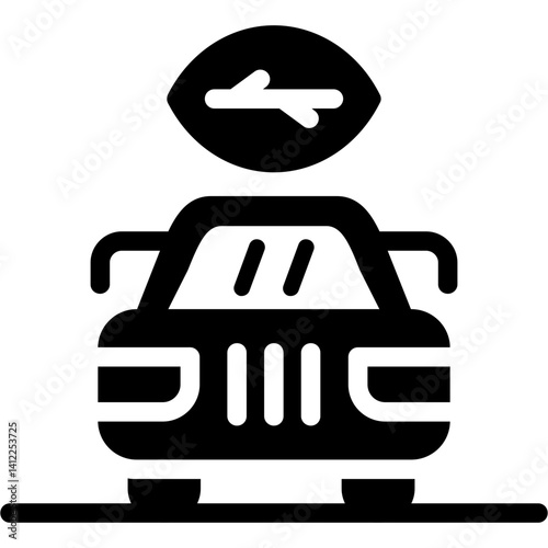Carpooling Glyph Icon