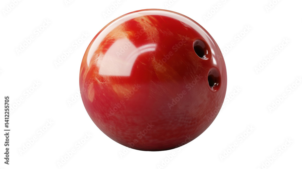 Fototapeta premium Bowling Ball isolated on White Background