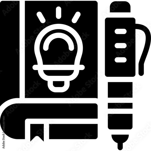 Sketchbook Glyph Icon