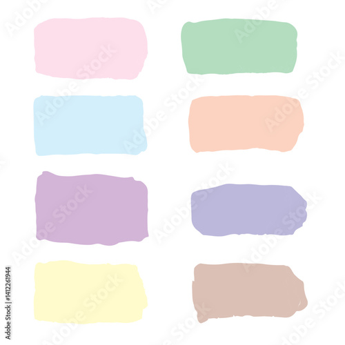 set of watercolor frames