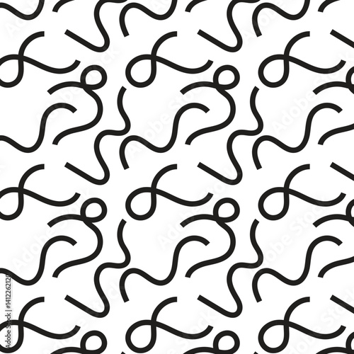 abstract repeated background design, vector seamless pattern